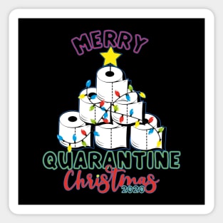 Funny Merry Quarantine Christmas 2020 Toilet Paper Xmas Tree Sticker